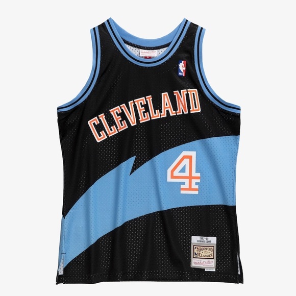 Shawn Kemp Black Cleveland Cavaliers 1997/98 Hardwood Classics Swingman Jersey - Picture 2 of 13